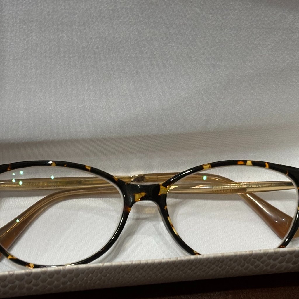 Jimmy Choo Havana Beige Jc153 Eyeglasses With Box